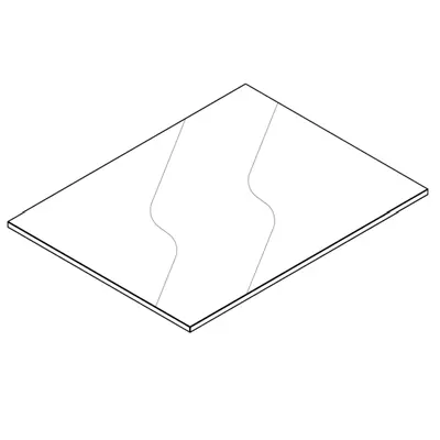 Dessus pour caisson de rangement Bento 60cm - Laque au choix - DECOTEC R�f. 1790531