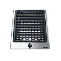 Domino barbecue 30cm Inox - SMEG Réf. PGF30B