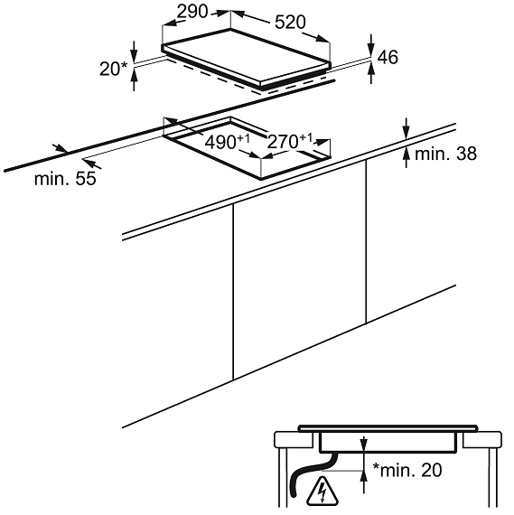 Lave-vaisselle tout intégrable 45cm 10 couverts 9.9l E - ELECTROLUX Réf.  EEM43200L