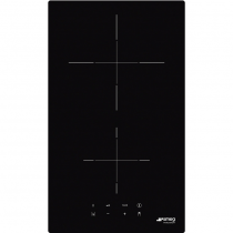 Domino induction 30cm 2 foyers Noir - SMEG Réf. SI2321D