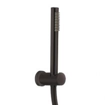 Douchette Cox PVD avec support et flexible Noir brossé - PAINI Réf. 88PZ027