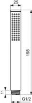 Douchette stick ronde Idealrain Gris magnétique - Ideal Standard Réf. BC774A5