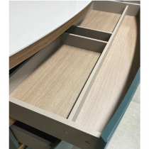 Ensemble BEL AMI 85cm meuble 3 tiroirs laqué avec vasque Céramyl® - DECOTEC Réf. 1820311