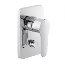 Ensemble douche encastr&eacute; m&eacute;canique Modulo rond Chrom&eacute; - JACOB DELAFON R&eacute;f. E30759-CP