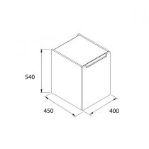 Ensemble Salgar MONTERREY 100 cm 2 tiroirs + 1 porte - 7 coloris au choix - Meuble + Plan-vasque