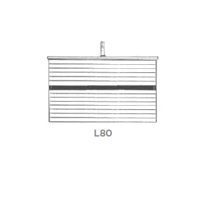 Ensemble SIGNATURE 81cm meuble 2 tiroirs + plan-vasque (per�age 1 robinet) - Placage bois - DECOTEC