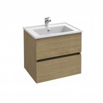 Ensemble TOLBIAC 60cm 2 tiroirs - Finition Chêne Colorado - Meuble + Vasque - JACOB DELAFON EB2350-ECD