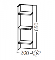 Etagère Café Terrace 20cm pour armoire de toilette Chêne - JACOB DELAFON Réf. EB2439-PX