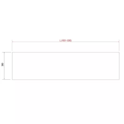 Etag�re COMPAKT P.38 L. sur-mesure 100.1-120cm Havana - SALGAR R�f. 84080