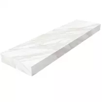 Etagère COMPAKT P.38 L. sur-mesure 100.1-120cm Marbre blanc - SALGAR Réf. 25931