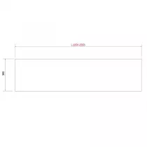 Etagère COMPAKT P.38 L. sur-mesure 200.1-250cm Chêne africain - SALGAR Réf. 25626