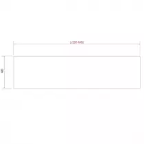 Etagère COMPAKT P.42 L. sur-mesure 120.1-140cm Ciment - SALGAR Réf. 25988