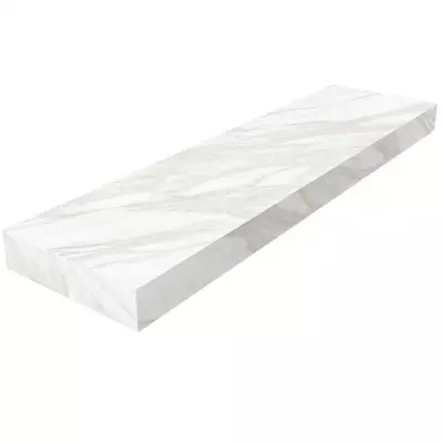 Etag�re COMPAKT P.42 L. sur-mesure 120.1-140cm Marbre blanc - SALGAR R�f. 25972