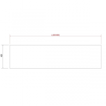 Etagère COMPAKT P.42 L. sur-mesure 60-80cm Havana - SALGAR Réf. 84088