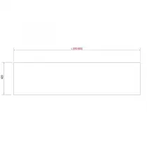 Etagère COMPAKT P.42 L. sur-mesure 60.1-80cm Ciment - SALGAR Réf. 25985