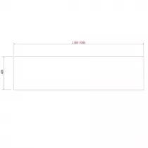 Etagère COMPAKT P.42 L. sur-mesure 80.1-100cm Ciment - SALGAR Réf. 25986