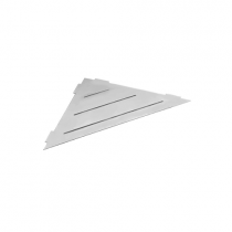 Étagère de douche d\'angle à encastrer ou à fixer (7 finitions) - O\'DESIGN Réf. HEA