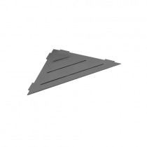 Étagère de douche d\'angle à encastrer ou à fixer (7 finitions) - O\'DESIGN Réf. HEA