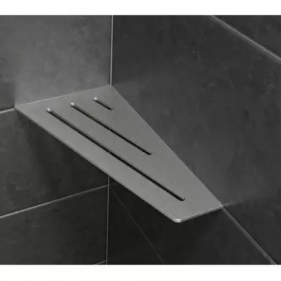 �tag�re de douche d\'angle � encastrer ou � fixer (7 finitions) - O\'DESIGN R�f. HEA295