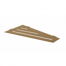 Étagère de douche d\'angle à encastrer ou à fixer (7 finitions) - O\'DESIGN Réf. HEA295