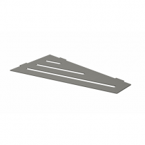 Étagère de douche d\'angle à encastrer ou à fixer (7 finitions) - O\'DESIGN Réf. HEA295