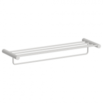 Étagère porte-serviettes HERMÈS 60cm Blanc mat - O\'DESIGN Réf. HEPSBM