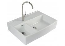 Evier 1 cuve 1/2 Clotaire III 89.8x65.2cm Blanc - CHAMBORD Réf. EV9526006