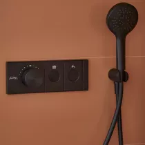 Flexible lisse 1,60 m anti-torsion Noir - JACOB DELAFON R&eacute;f. E75206-BL