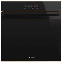 Four 3en1 combiné vapeur & micro-ondes Dolce Stil Novo 68l Noir/Cuivre -SMEG Elite Réf. SO6606WAPNR