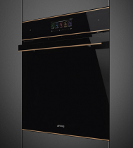 Four 3en1 combiné vapeur & micro-ondes Dolce Stil Novo 68l Noir/Cuivre -SMEG Elite Réf. SO6606WAPNR