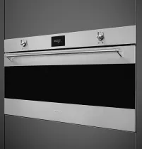 Four Classica 90cm A+ Inox Anti-trace - SMEG Elite R&eacute;f. SFPR9301TX