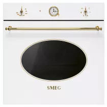 Four Coloniale 60cm &eacute;mail A Blanc  / Dor&eacute; - SMEG R&eacute;f. SF68C1B