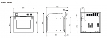 Four Combi Steam STEEL Ascot 60x60cm en finition inox (autres coloris en option)