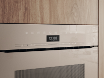 Four combiné micro-ondes Pearlbeige - MIELE Réf. H 7440 BMX PeBe
