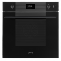 Four combiné vapeur Linéa 68l A+ Noir intense - SMEG Réf. SO6101S2B3