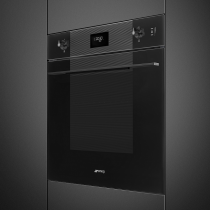 Four combiné vapeur Linéa 68l A+ Noir intense - SMEG Réf. SO6101S2B3