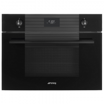 Four compact 45cm Linéa Noir intense - SMEG Elite Réf. SO4101M1B3