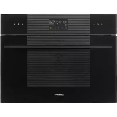 Four compact combin� vapeur Lin�a A++ Noir intense - SMEG R�f. SO4102S3B3