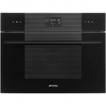 Four compact combiné vapeur Linéa A++ Noir intense - SMEG Réf. SO4102S3B3