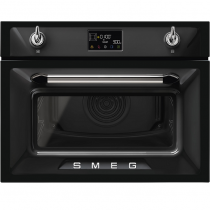 Four compact combiné Victoria Vapor Clean 40l Noir - SMEG Réf. SO4902M1N