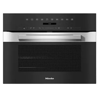 Four compact multifonction pyrolyse 49l A+ Inox anti-traces MIELE R�f. H 7244 BP