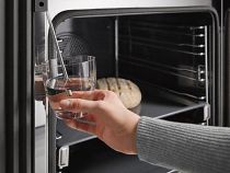 Four compact multifonction pyrolyse HydraCook 49l A+ Inox anti-traces MIELE Réf. H 7244 BP