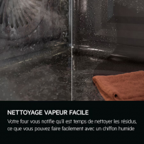 Four compact Vapeur 9000 MealAssist avec SteamPro A+ Noir - AEG Réf. NKP9S821T