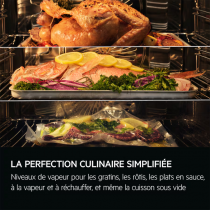 Four compact Vapeur 9000 MealAssist avec SteamPro A+ Noir - AEG Réf. NKP9S821T