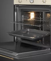 Four Cortina pyrolyse 60cm A Cr&egrave;me  - SMEG R&eacute;f. SFP67C1TPO