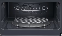 Four émail lisse Compact 5000 Micro-ondes + Grill Noir - AEG Réf. NKM5N401B