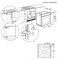 Four encastrable pyrolyse 5000 SurroundCook® A++ Noir - AEG Réf. NBU5P40SK
