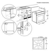 Four encastrable pyrolyse 6000 SenseCook avec SteamCrisp® A++ Noir - AEG Réf. NBR6P511SB