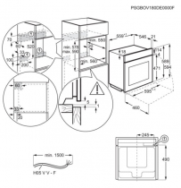 Four encastrable pyrolyse 7000 MealAssist A++ Noir mat - AEG Réf. NBE7P731AT