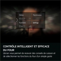 Four encastrable pyrolyse 7000 MealAssist avec SteamCrisp A++ Noir - AEG Réf. NBR7P731SB